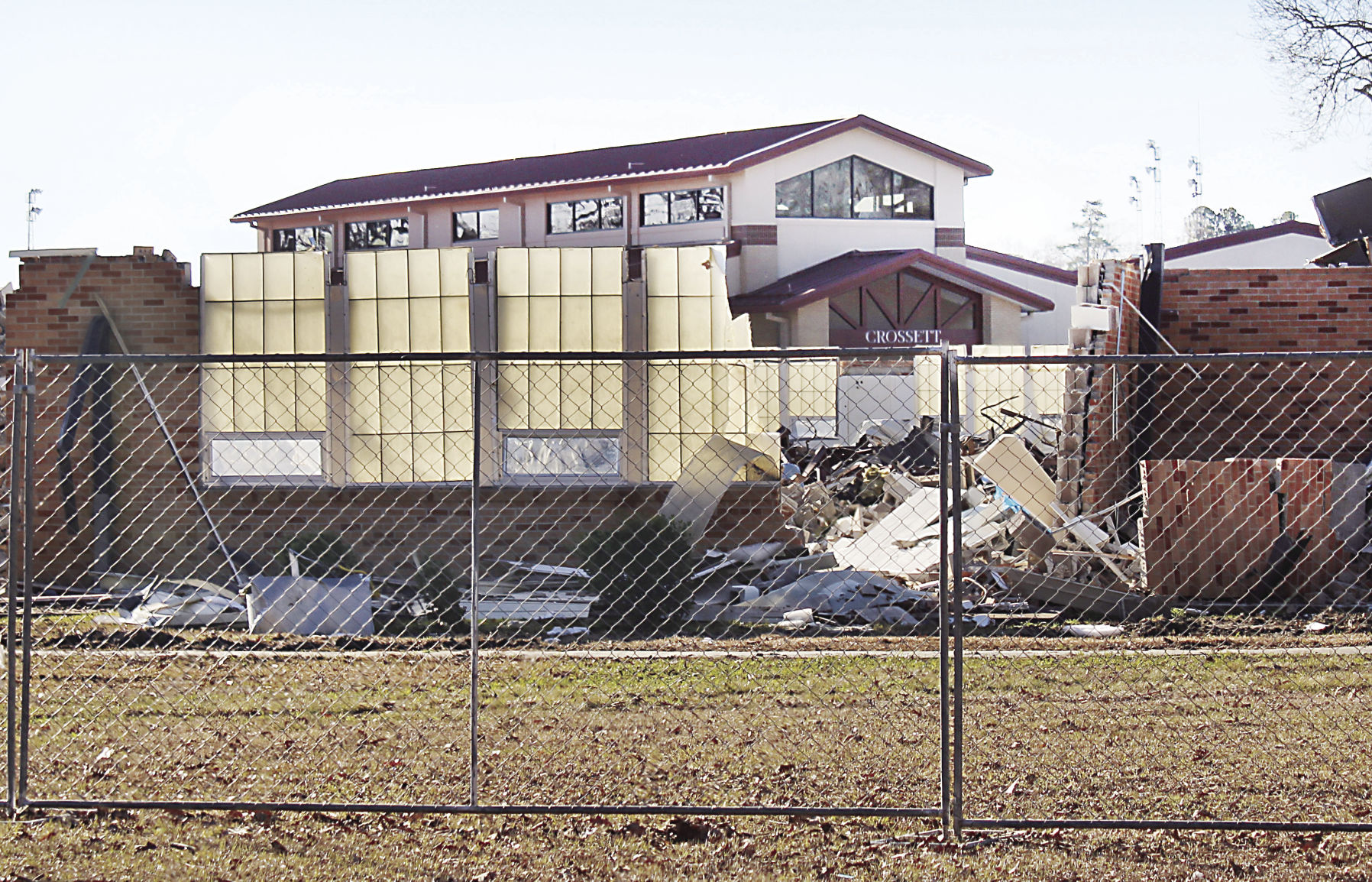 Demolition on old CHS continues